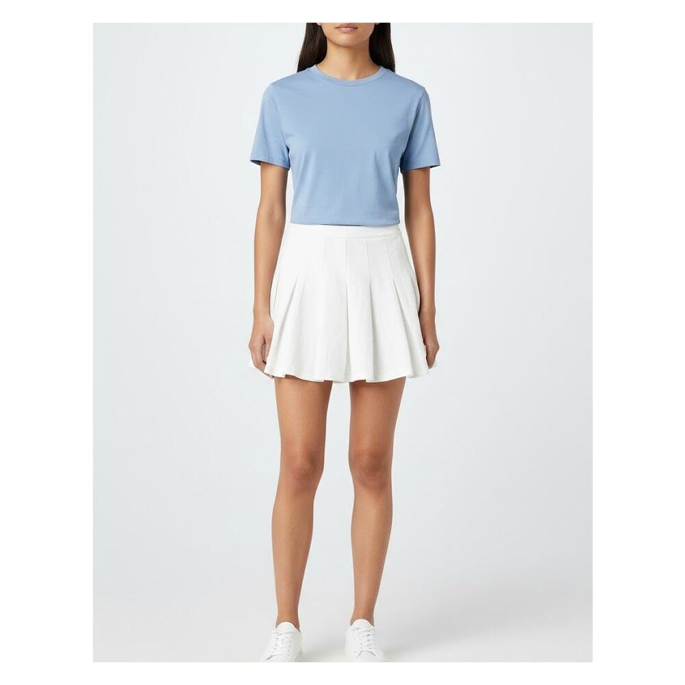 Urban Outfitters Katie Tennis pleated Mini Skirt Casual White Women’s Size Small - Picture 1 of 4